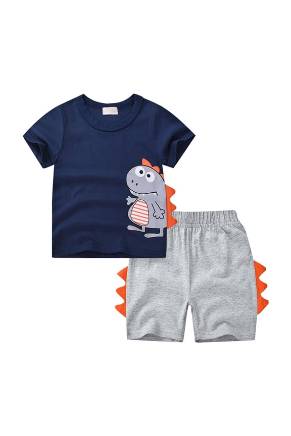 Toddler Boys Clothes Summer Outfit Sets, Toddler Boy Easter Outfit Baby Boy Bunny Short Sleeve T Shirt And Shorts Set 2 Piece Spring Summer Clothes