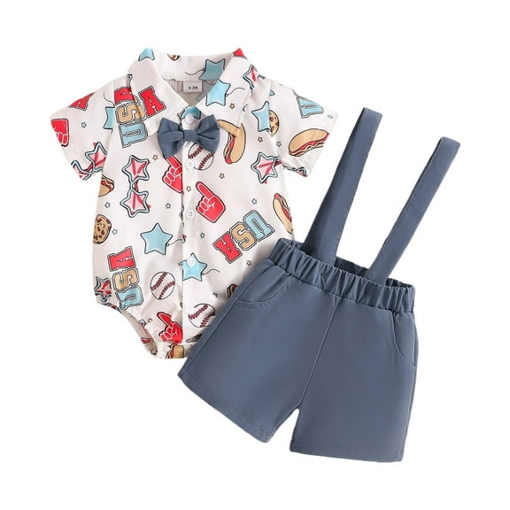 Futezty Toddler Boys Clothes Summer Outfit Sets, Toddler Boys Baby Girls Children's Summer Short Sleeve Round Neck T Shirt Shorts Two Sets