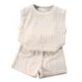 thumbnail image 1 of Futezty Toddler Boys Clothes Summer Outfit Sets, Toddler Boys Girls Short Sleeve Letter T Shirt Tops Floral Prints Shorts Outfits, 1 of 9