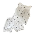 thumbnail image 1 of Futezty Toddler Boys Clothes Summer Outfit Sets, Toddler Boys Outfits Cotton Short Sleeve T Shirt Short Set With Cool Patterns Clothes for Boys, 1 of 4