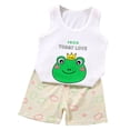 thumbnail image 1 of Futezty Toddler Boys Clothes Summer Outfit Sets, Toddler Shorts Suits Outfit Kid Short Sleeve Shirt Top Casual Suit Summer Outfits Solid Short Sleeve, 1 of 9