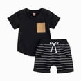 thumbnail image 1 of Futezty Toddler Boys Clothes Summer Outfit Sets, Baby Boys Clothes Set Cartoon T-shirt Tops+Shorts Summer Outfits Baby Boy Summer T Shirt Tops And Stretch Shorts Infant Boy Outfit, 1 of 8