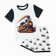thumbnail image 1 of Futezty Toddler Boys Clothes Summer Outfit Sets, Kids Outfits Sleeve Girls Summer T Set 1 To 6 Years Short Toddler Boys Tops Shirt Cartoon Short Sleeved Shorts Suit Summer Set, 1 of 5