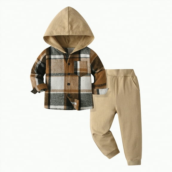Futezty Toddler Boys Girls Clothes Fall Winter Outfit Sets, Baby Boy Girl 0 6 12 18 24 Months 2T 3T 2-Pieces Set Sweatshirt and Jogger