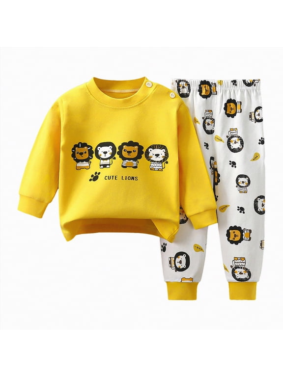 Toddler Boys Girls Clothes Fall Winter Outfit Sets, Baby Boy Girl 0 6 12 18 24 Months 2T 3T 4T 2 Piece