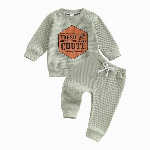 Futezty Toddler Boys Girls Clothes Fall Winter Outfit Sets, Baby Boy Girl 1T 2T 3T 4T 5T 2PCS