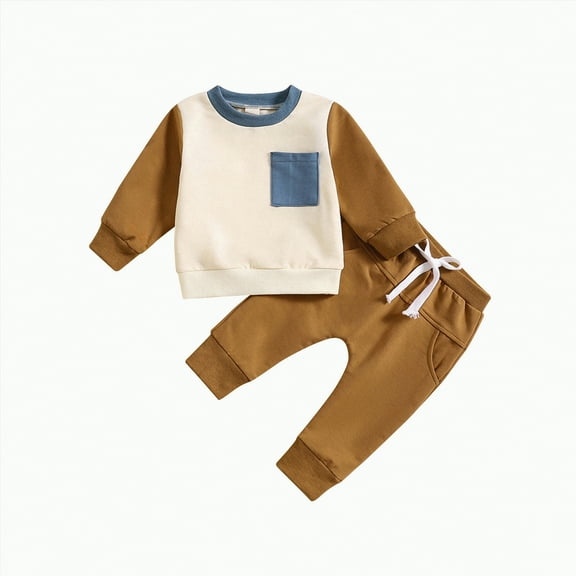 Futezty Toddler Boys Girls Clothes Fall Winter Outfit Sets, Baby Boy Girl 3M 6M 12M 18M 24M 2T 3T 2 PC