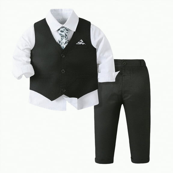 Futezty Toddler Boys Girls Clothes Fall Winter Outfit Sets, Baby Boy Girl 3M 6M 12M 18M 24M 2T 3T 2-Pieces Set