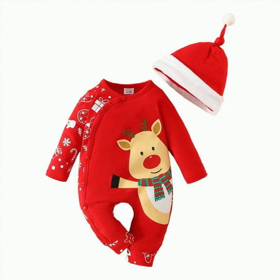 Futezty Toddler Boys Girls Clothes Fall Winter Outfit Sets, Baby Boy Girl 6M 12M 18M 2T 3T 2 Pcs