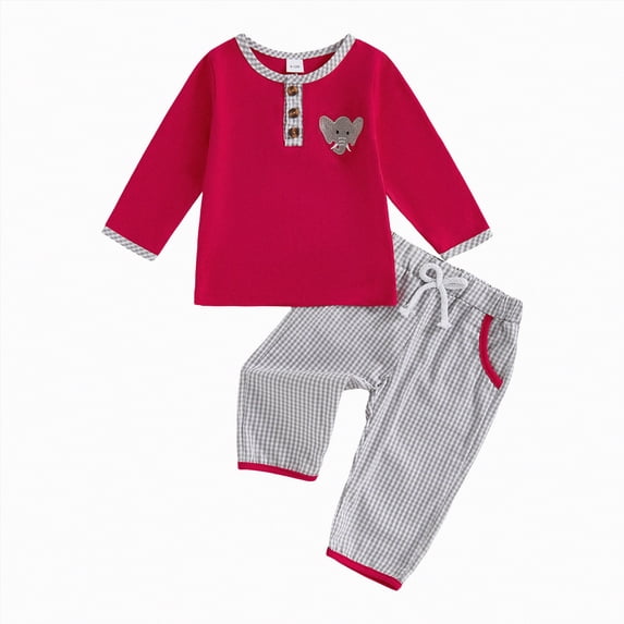Futezty Toddler Boys Girls Clothes Fall Winter Outfit Sets, Baby Boy Girl 6M 12M 18M 2T 3T 2 Pcs
