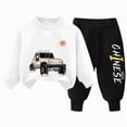 thumbnail image 1 of Futezty Toddler Boys Girls Clothes Fall Winter Outfit Sets, Baby Boy Girl 6M 12M 24M 2T 3T 4T 5T 2 Pcs, 1 of 7