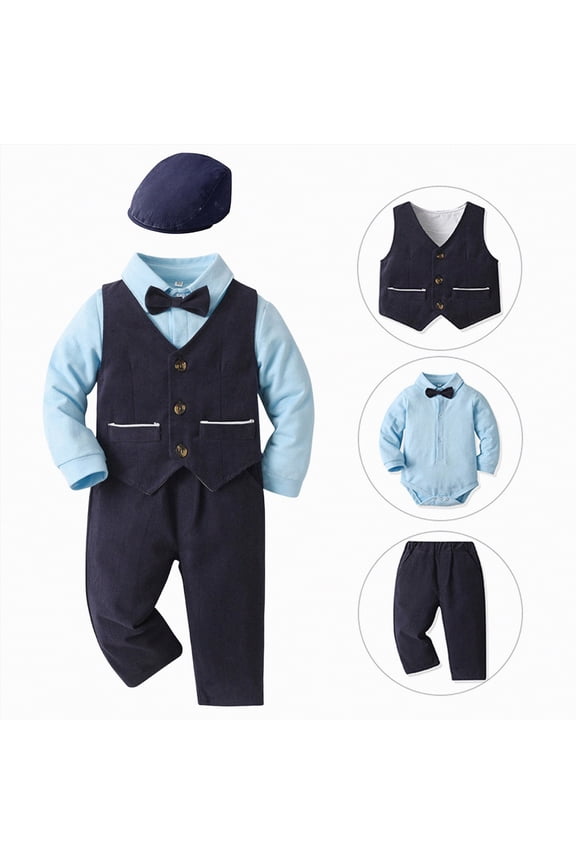 Toddler Boys Girls Clothes Fall Winter Outfit Sets, Baby Boy Girl 6M 1T 2T 3T 4T 5T 2PCS