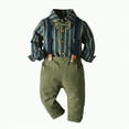 thumbnail image 1 of Futezty Toddler Boys Girls Clothes Fall Winter Outfit Sets, Baby Boy Girl Long Sleeve Crew Neck Bow Pattern Elastic Waist 6M 1T 2T 3T 4T 5T 2 Piece Everyday, 1 of 8