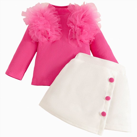 Futezty Toddler Boys Girls Clothes Fall Winter Outfit Sets, Baby Boy Girl Outfits 0 6 12 18 24 Months 2T 3T 2 Piece Sweatshirt+Drawstring Pants