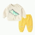 thumbnail image 1 of Futezty Toddler Boys Girls Clothes Fall Winter Outfit Sets, Baby Boy Girl Outfits 6M 12M 24M 2T 3T 4T 5T 3PCS, 1 of 4