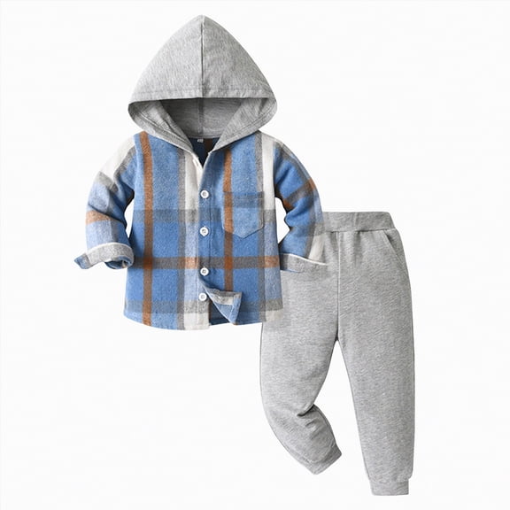 Futezty Toddler Boys Girls Clothes Fall Winter Outfit Sets, Baby Boy Girl Outfits 6M 9M 12M 2T 3T 4T 2-Pieces Set