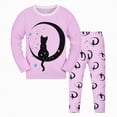 thumbnail image 1 of Futezty Toddler Boys Girls Clothes Fall Winter Outfit Sets, Baby Boy Girl Outfits Long Sleeve Round Neck Dinosaur Print Elastic Waist 3M 6M 12M 18M 24M 2T 3T 2 Piece Everyday Sleepwear Clothes Set, 1 of 5