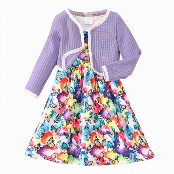 Futezty Toddler Boys Girls Clothes Fall Winter Outfit Sets, Baby Boy Girl Outfits Long Sleeve Round Neck Floral Stretch 6 12 18 24 Months 2T 3T 4T 2PCS Everyday