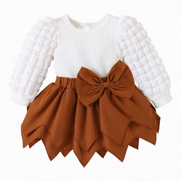 Futezty Toddler Boys Girls Clothes Fall Winter Outfit Sets, Baby Boy Girl Outfits Ruffle Sleeve Round Neck Cute Stretch 0 6 12 18 24 Months 2T 3T 2 PC Everyday
