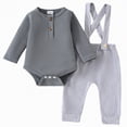 thumbnail image 1 of Futezty Toddler Boys Girls Clothes Fall Winter Outfit Sets, Baby Outfits 6M 1T 2T 3T 4T 5T 2PCS, 1 of 9