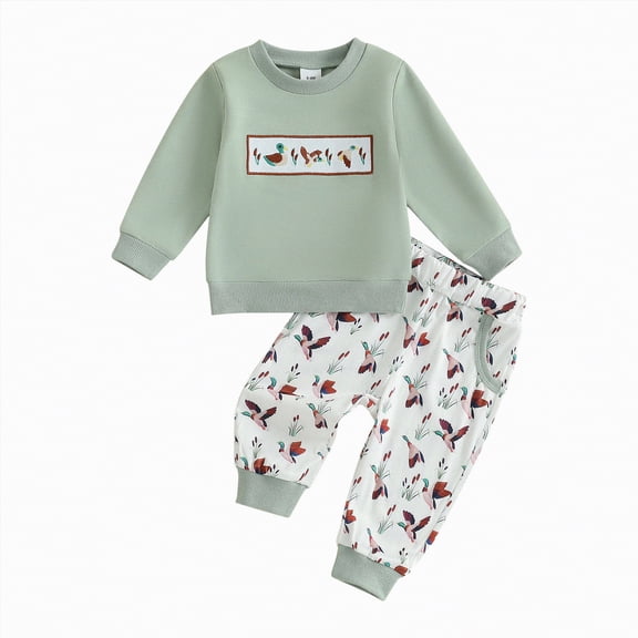 Futezty Toddler Boys Girls Clothes Fall Winter Outfit Sets, Kids Outfits Sets 0 6 12 18 24 Months 2T 3T 3PCS