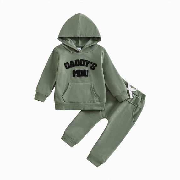 Futezty Toddler Boys Girls Clothes Fall Winter Outfit Sets, Kids Outfits Sets 6M 1T 2T 3T 4T 5T 2 PC