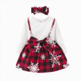 thumbnail image 1 of Futezty Toddler Boys Girls Clothes Fall Winter Outfit Sets, Kids Outfits Sets Long Sleeve Round Neck Snowman Print Elastic Waist 1T 2T 3T 4T 5T 2-Pieces Set Christmas, 1 of 8