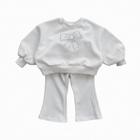 Futezty Toddler Boys Girls Clothes Fall Winter Outfit Sets, Set For Kids 6M 1T 2T 3T 4T 5T 2 PC