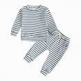 thumbnail image 1 of Futezty Toddler Boys Girls Clothes Fall Winter Outfit Sets, Set For Kids Long Sleeve Crew Neck Cute Elastic Waist 1T 2T 3T 4T 5T 2PCS Sweatshirt Pullover Tops + Joggers Pants, 1 of 8