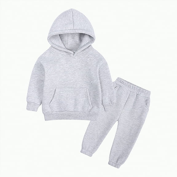 Futezty Toddler Boys Girls Clothes Fall Winter Outfit Sets, Set For Kids Long Sleeve Crew Neck Warm Elastic Waistband 6M 1T 2T 3T 4T 5T 2 Pcs Tops Pants