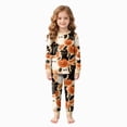 thumbnail image 1 of Futezty Toddler Boys Girls Halloween Pumpkin Pajamas Cute Ghost Print Pjs for Boy Jammies Little Kids Sleepwear Clothes Sets 2T-9T, 1 of 7