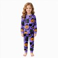 thumbnail image 1 of Futezty Toddler Boys Girls Halloween Pumpkin Pajamas Cute Ghost Print Pjs for Boy Jammies Little Kids Sleepwear Clothes Sets 2T-9T, 1 of 7