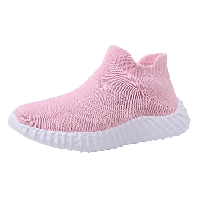 Futezty Toddler Girl Sneakers Baby Girl Shoes Boys And Girls Sockliner Mesh Breathable Lightweight Soft Sole Comfortable Casual Sneakers