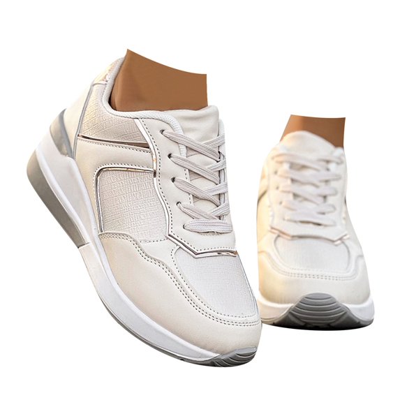 Futezty Women Classic Leather Sneaker for Women Fashion Comfortable Sneakers