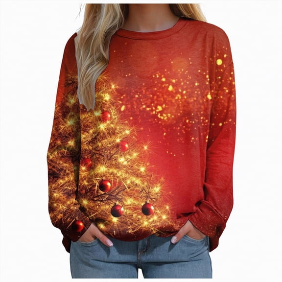 Futezty Womens African Kente Aztec Print Sweatshirts For Women Funny Long Sleeve Wolf