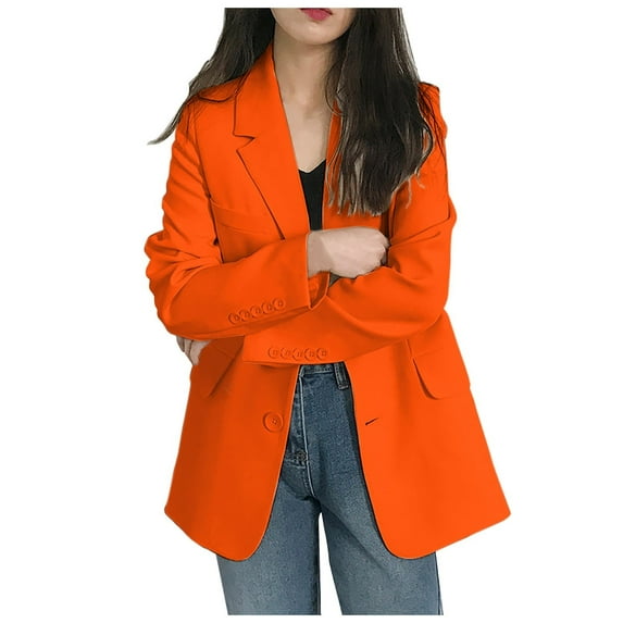 Futezty Womens Plus Size Long Sleeve Button Down Boyfriend Shirts Casual Plaid Shacket Jacket Coats