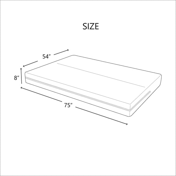 Futon Cover Full Size Cotton Slipcover Dark Grey Foldable Armless Sofa Bed Mattress Protector with Zipper