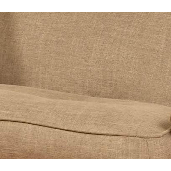 Futon Cover Only Linen Textile Fabric Collection Fits 6-8 inch Futons Mattress Full Size (Light Grey)