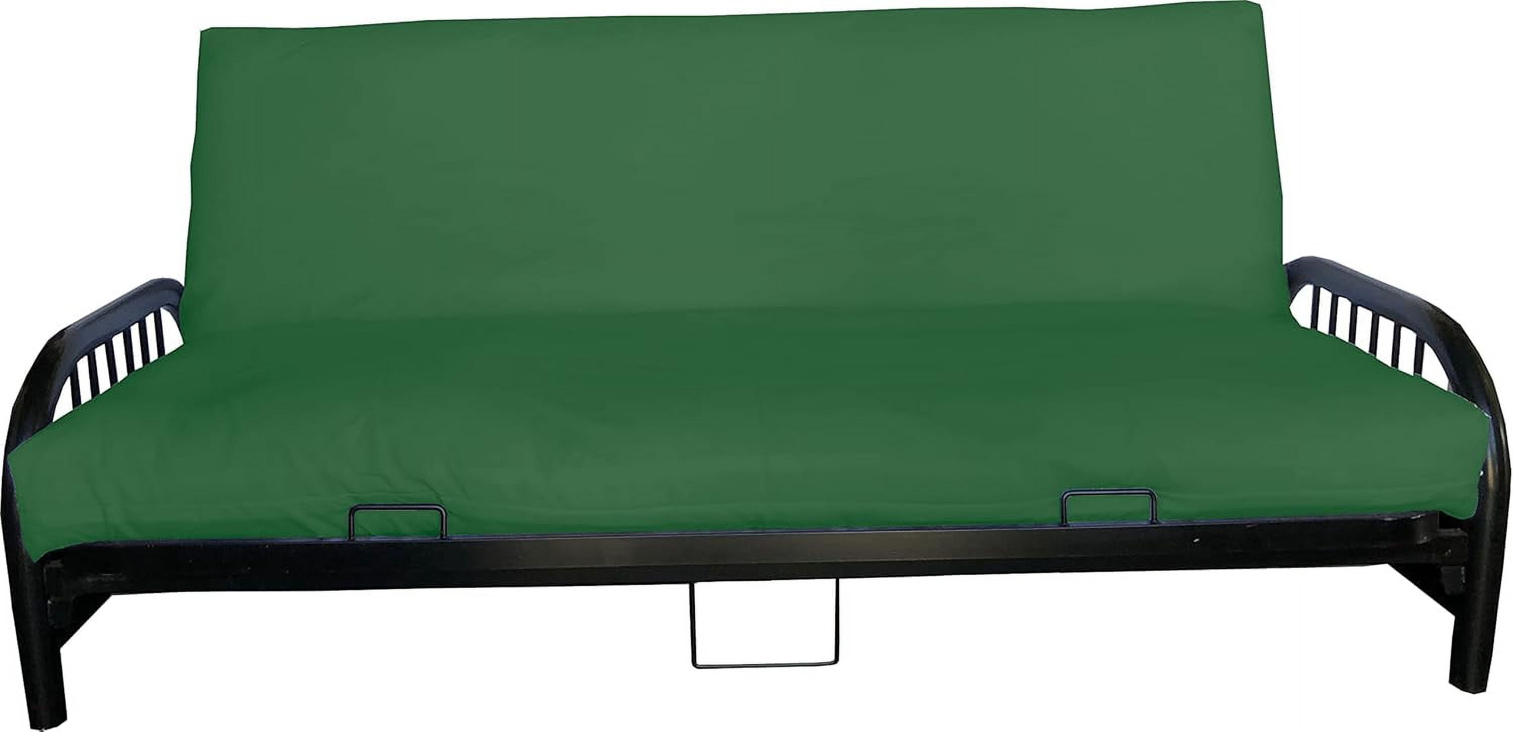 Queen Size Faux Leather Futon Cover In Pumpkin - Heavy Duty PVC, Fits 60"x80" Mattress