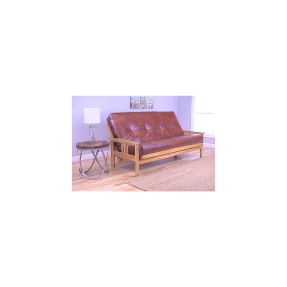 Futon Frame Convertible Sofa Bed - Full Size Hardwood Living Room 79"