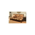 thumbnail image 1 of Futon Frame Full Size Hardwood Mocha Finish Sofa Bed, 1 of 1