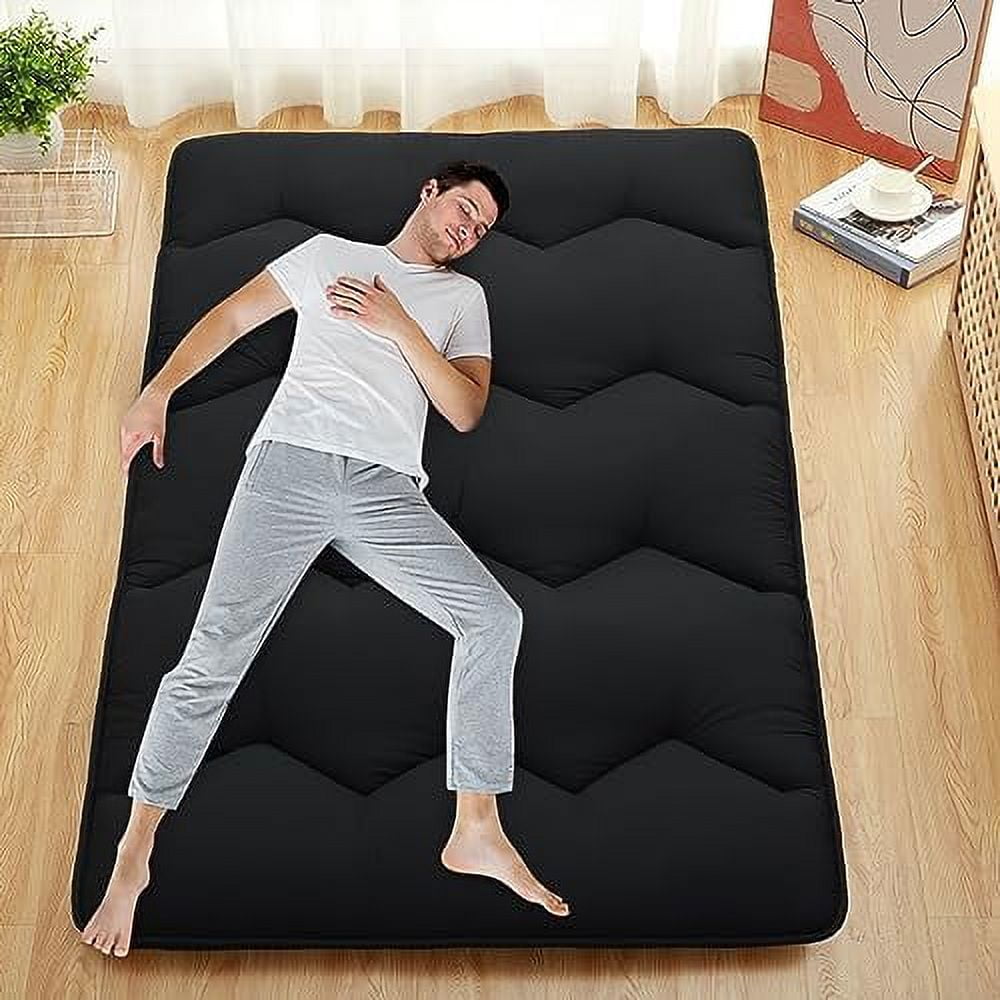 Futon Padding Futon Mattress, Foldable Japanese Style Floor Mattress Roll Up, Tatami ...