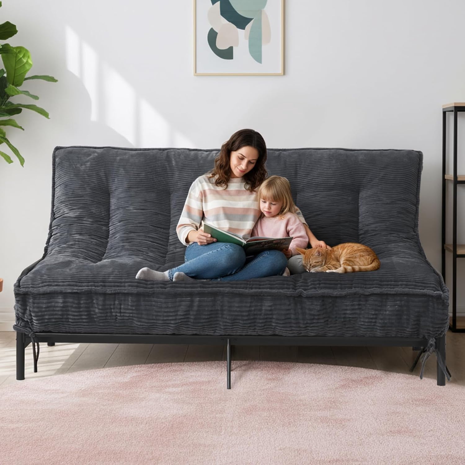 Futon Mattress, Futons Sofa Bed Sleeper Couch Bed 8 Inch,Full Size ...