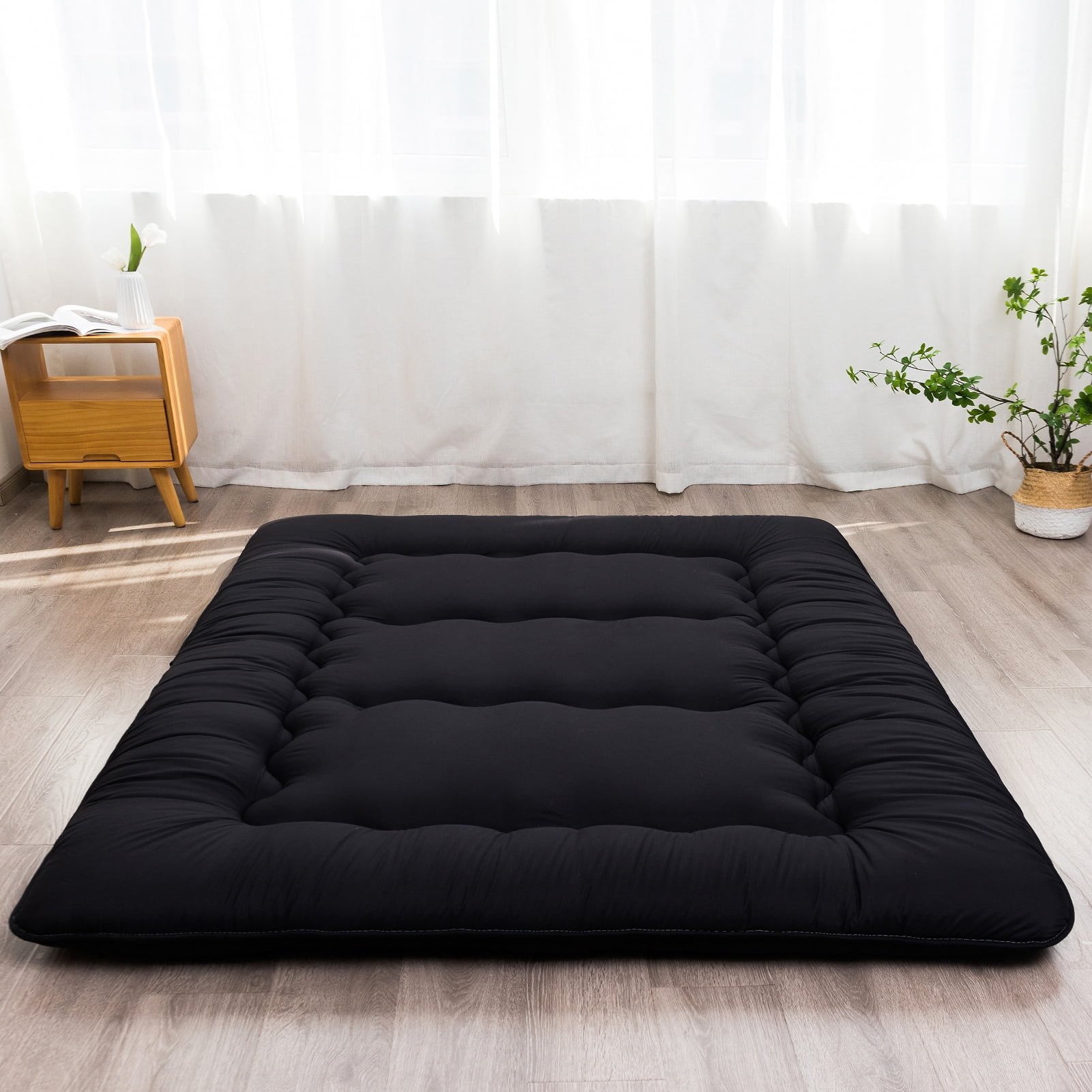 Futon Mattress Japanese Floor Mattress Thicken Futon Sleeping Pad for Guest,Lounger and Tavel