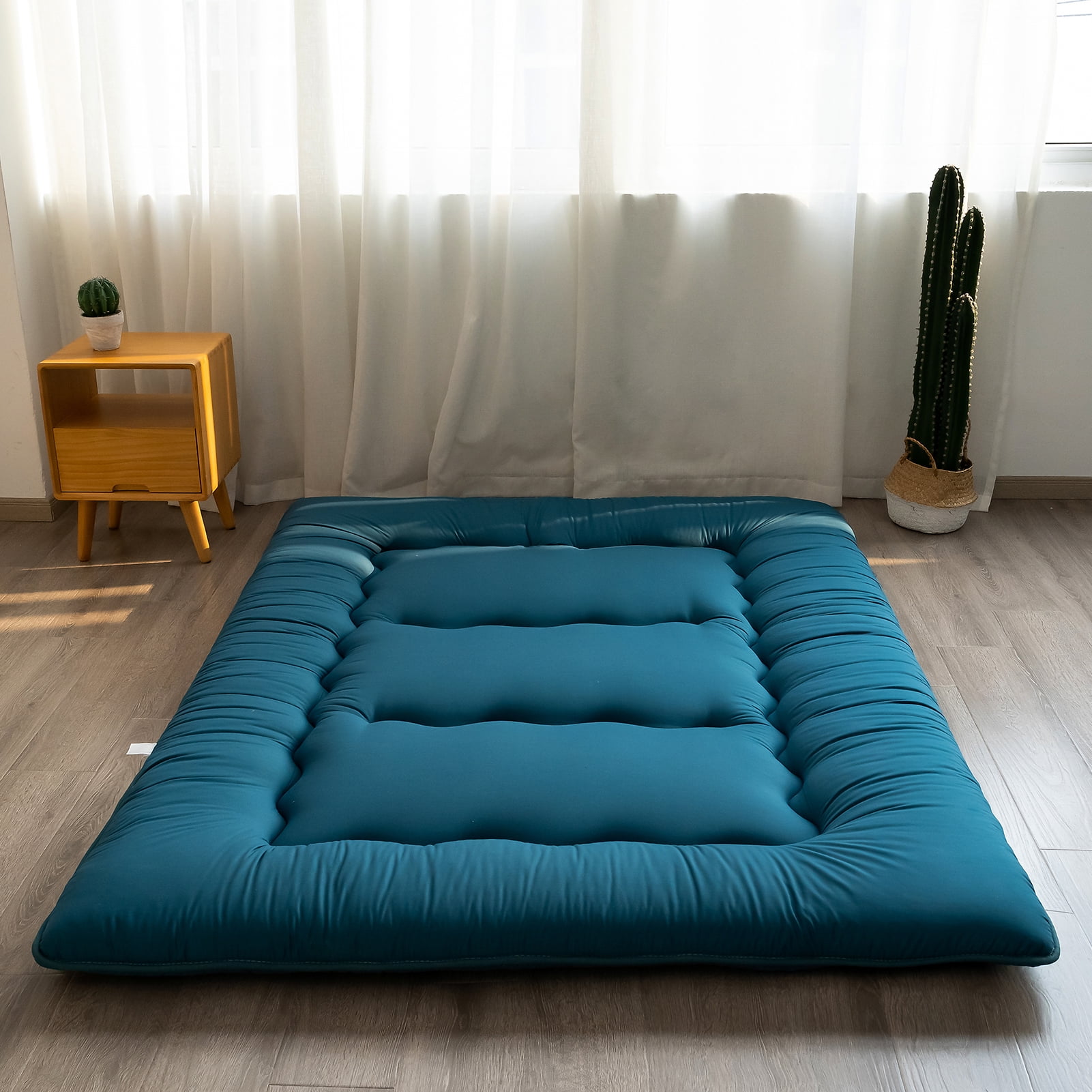 Futon Mattress Japanese Floor Mattress Thicken Futon Sleeping Pad for Guest,Lounger and Tavel