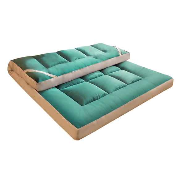 Futon Mattress, Padded Japanese Floor Mattress Quilted Bed Mattress Topper, Extra Thick Folding Sleeping Pad Breathable Floor Lounger Guest Bed for Camping Couch