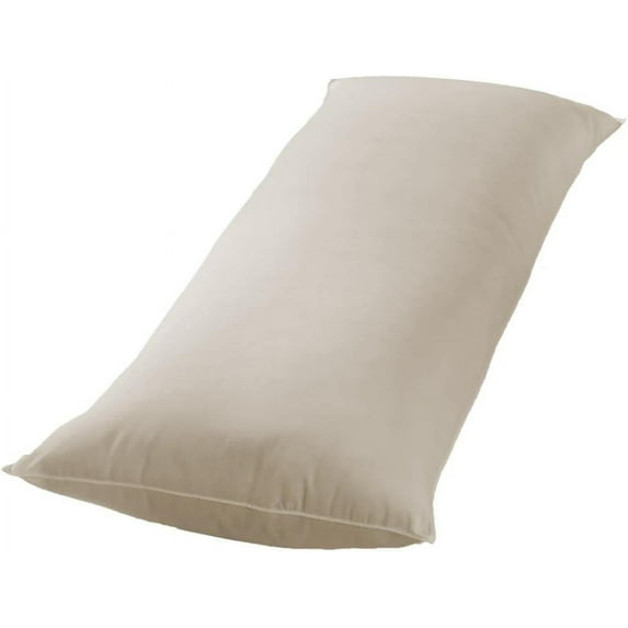 The Futon Shop Kapok Full Body Pillow, Perfect Long Pillow for Side Sleepers, Best Side Sleeper Pillow for Neck and Shoulder Pain, Body Pillows for Adults, Best Pillow for Stomach Sleeper