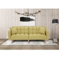 thumbnail image 1 of Futon Sleeper Sofa With 2 Pillows Yellow Fabric (Same As W223S00331), 1 of 9