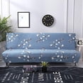 thumbnail image 1 of Futon Slipcover Armless Sofa Cover Stretch Sofa Bed Slipcover Protector Elastic, 1 of 2