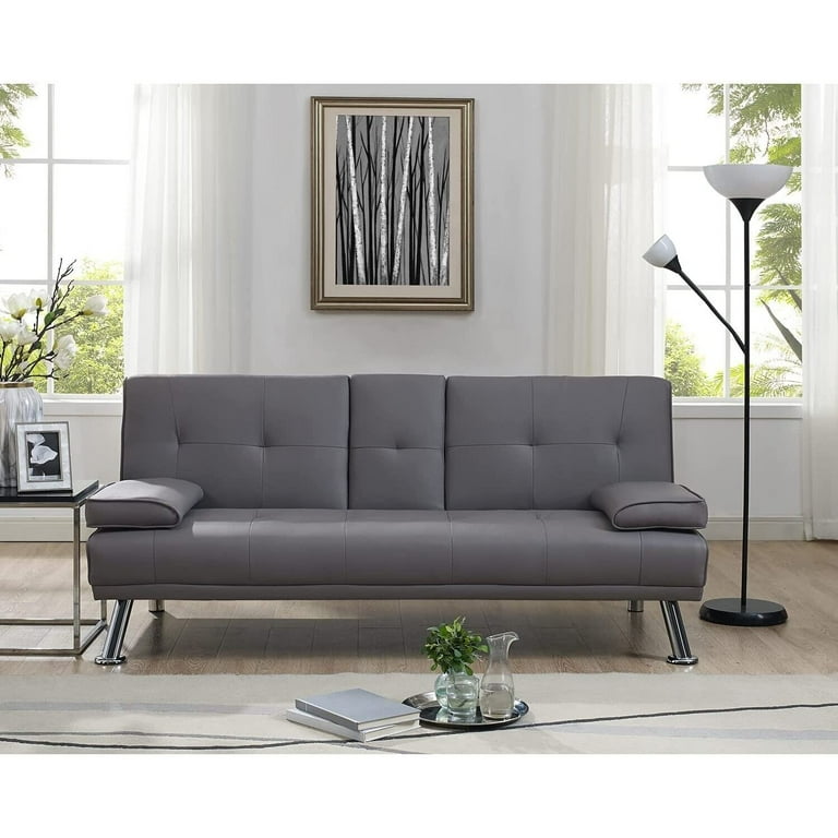 Leather futons near me deals